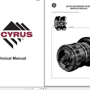 Caterpillar Motorized Wheel GE788 Service Manual BI617507