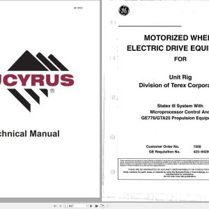 Caterpillar OHV Drive Systems Statex III Service Manual BI115400
