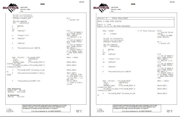 Caterpillar PLC Software Customer Version 49HR Service Information 1