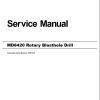 Caterpillar Rotary Blasthole Drill MD6420 Service Manual BI014157