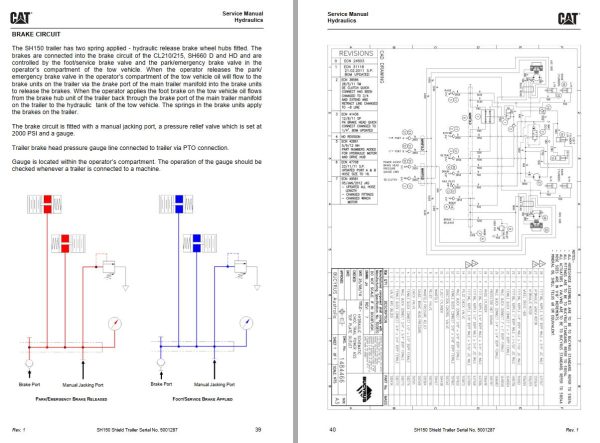 Caterpillar Shield Trailer CHT 50 Service Manual 1