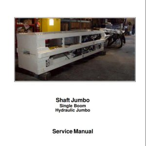 Caterpillar Single Boom Hydraulic Jumbo Service Manual
