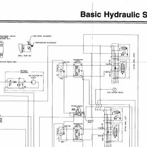 Caterpillar Track Drill 300 400 Hydraulic Schematic BI116091
