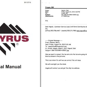 Caterpillar Track Drill R30C Hydraulic Schematic BI115716