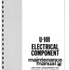 Caterpillar Truck Component U 101 Electrical Component Maintenance Manual BI007470