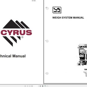 Caterpillar Truck Component Weigh System Manual BI115394