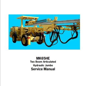 Caterpillar Two Boom Articulated Hydraulic Jumbo MK65HE Service Manual BI615773