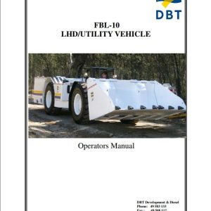 Caterpillar Utility Vehicle FBL 10 Operator Manual 1