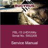 Caterpillar Utility Vehicle FBL 15 Service Manual