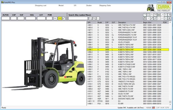 Clark ForkLift Parts Pro Plus EPC v542 04.2024 Spare Parts Catalog 3