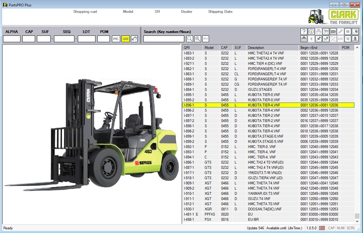 Clark ForkLift Parts Pro Plus EPC v542 04.2024 Spare Parts Catalog 3