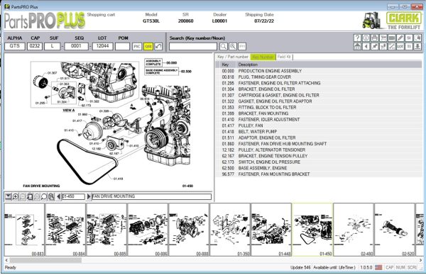 Clark ForkLift Parts Pro Plus EPC v542 04.2024 Spare Parts Catalog 6