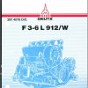Deutz F3 6L 912W Operation Manual BI008841 EN DE