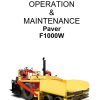 Dynapac F1000W Parts Operation Maintenance Manual PDF 2