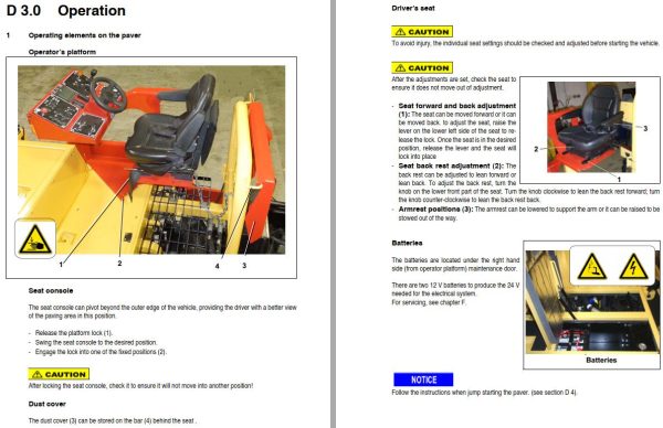 Dynapac F1000W T4i Parts Operation Maintenance Manual PDF 3