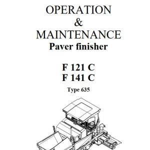 Dynapac F121C F141C Operation Maintenance Manual PDF 1