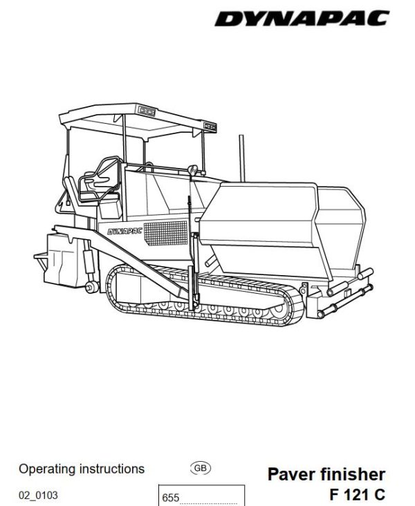 Dynapac F121C Operation Manual PDF 1 1