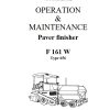 Dynapac F161W Operation Maintenance Manual PDF 1