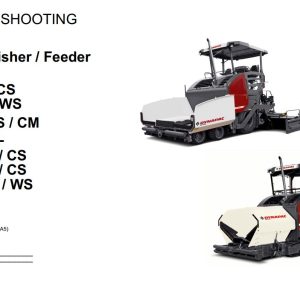 Dynapac F2500C SD2500WS Troubleshooting PDF 1