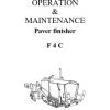 Dynapac F4C Operation Maintenance Manual PDF 1