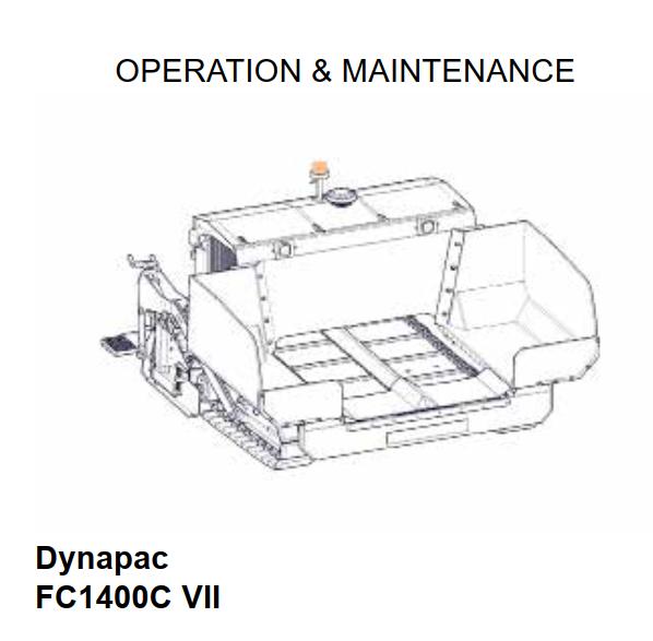 Dynapac FC1400C VII Operation Maintenance Manual PDF 1