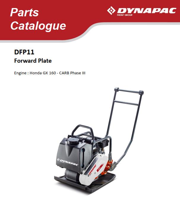 Dynapac Light DFP11 Parts Operating Maintenance Manual PDF 1