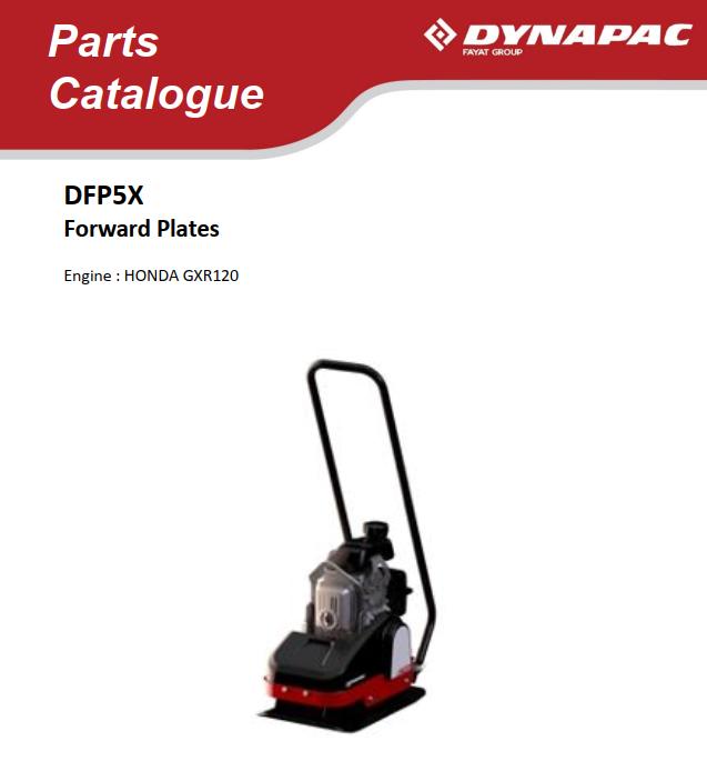 Dynapac Light DFP5X Parts Catalog PDF 1