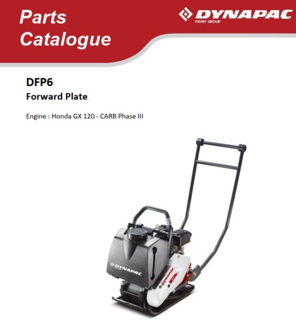 Dynapac Light DFP6 Operating Manual Parts Catalog PDF 3
