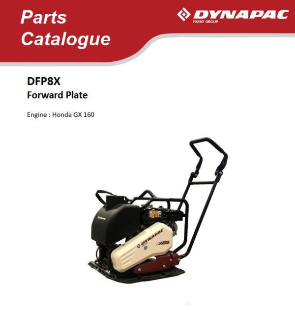 Dynapac Light DFP8X Parts Catalog PDF 1