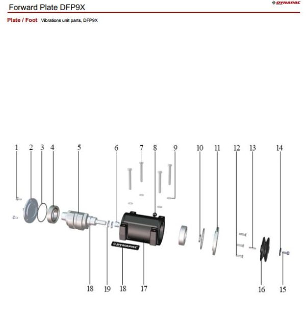 Dynapac Light DFP9X Parts Catalog PDF 2