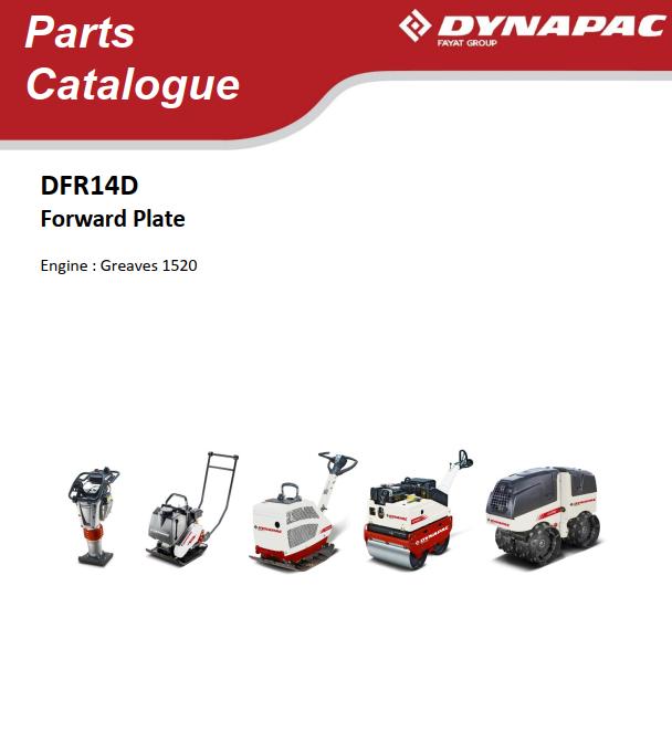 Dynapac Light DFR14D Parts Catalog PDF 1