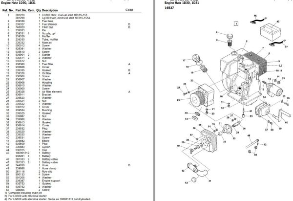 Dynapac Light LG250 LG300 Parts Catalog PDF 2