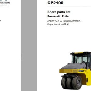 Dynapac Roller CP2100 Parts Manual PDF 1 1