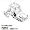 Dynapac SD2500C SD2500CS Operation Maintenance Manual PDF 1