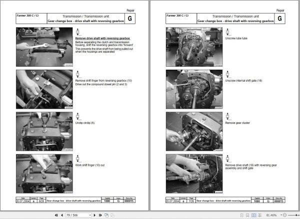 Fendt Farmer 300Ci Gearbox Service Training 3