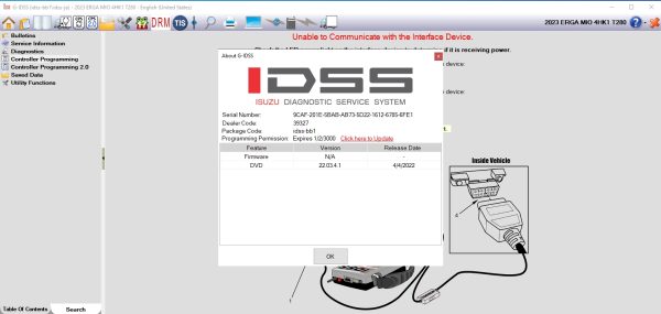 Isuzu G IDSS Domestic Japan 04.2024 Diagnostic Software 11