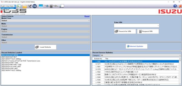 Isuzu G IDSS Domestic Japan 04.2024 Diagnostic Software 2