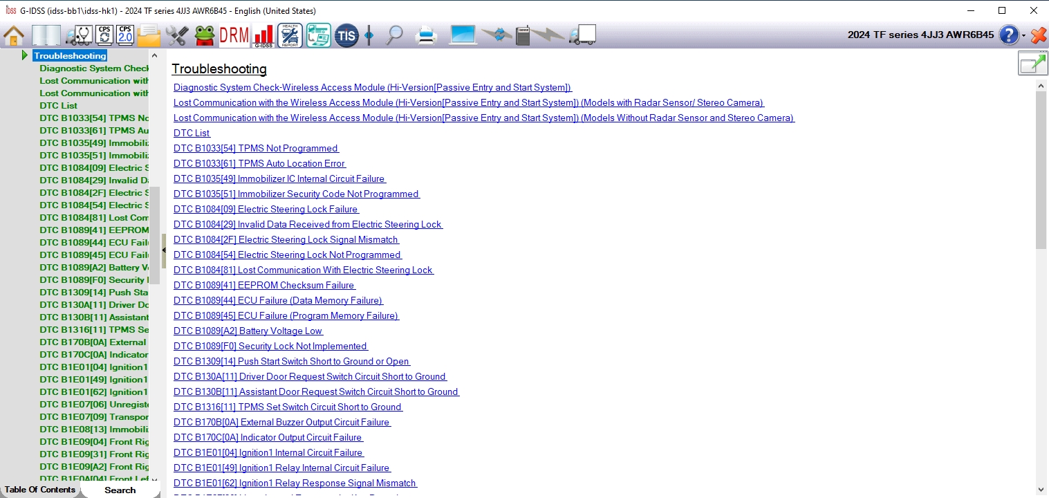 Isuzu G IDSS Domestic Japan 04.2024 Diagnostic Software 5