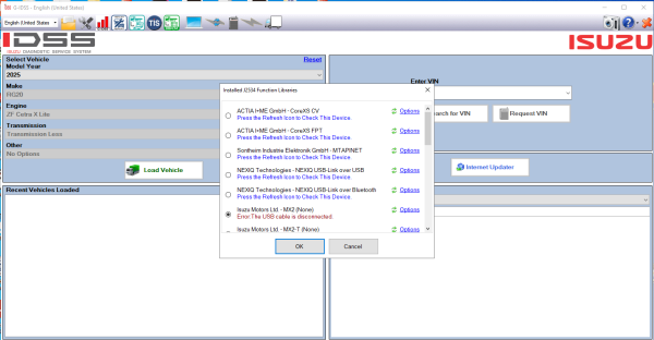 Isuzu Global Export G IDSS 01.2024 Service System Diagnostic Software 1