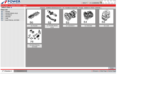 Iveco Power Trucks Bus EPC Q1.2024 03.2024 Spare Parts List 5