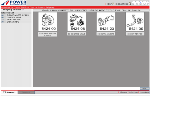 Iveco Power Trucks Bus EPC Q1.2024 03.2024 Spare Parts List 8