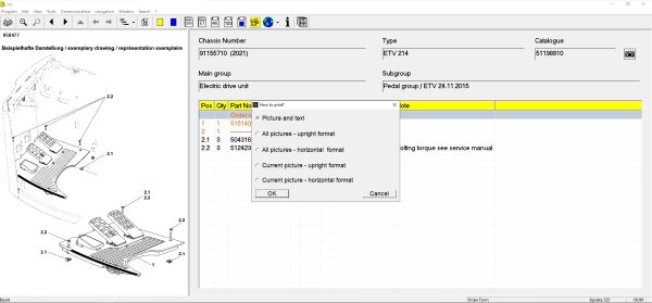 JUNGHEINRICH JETI ForkLift ET v4.37 Updated 520 05.2024 Spare Parts Catalog 4