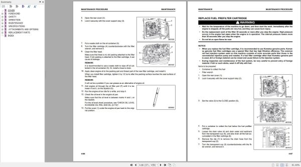 Komatsu Hydraulic Excavator Updated 2024 3.03GB PDF Field Assembly Instruction Operation and Maintenance Manual 3