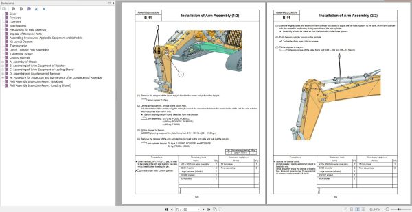 Komatsu Hydraulic Excavator Updated 2024 3.03GB PDF Field Assembly Instruction Operation and Maintenance Manual 5