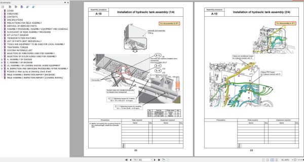 Komatsu Mining Excavator 1.16 GB PDF 2024 Operation and Maintenance Manual Field Assembly Instruction 4