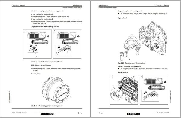 Liebherr Hydraulic Excavator R9150 R9150B Service Manual 38079 06.2021 1