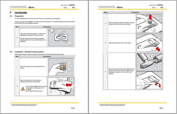 Liebherr Hydraulic Excavator R9250 Service Manual 13466 09.2021 1