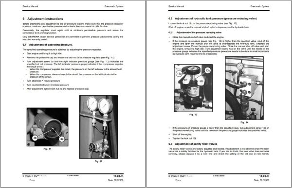 Liebherr Hydraulic Excavator R9350 R994B Litronic Service Manual 06.2021 1