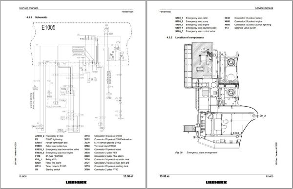 Liebherr Hydraulic Excavator R9400 Service Manual 31279 09.2021 1