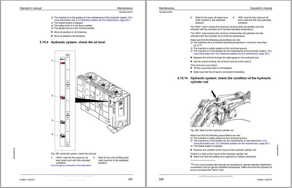 Liebherr Hydraulic Excavator R9600 Service Manual 47002 1391 06.2021 1